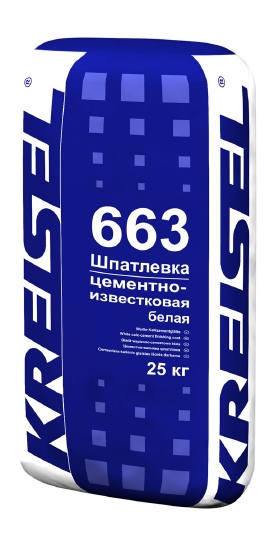 663 KALK SPACHTELMASSE WEIBE цементно-известковая шпатлевка КРАЙЗЕЛЬ